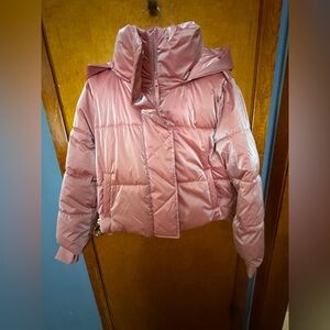 GAP Light Pink Puffer Jacket